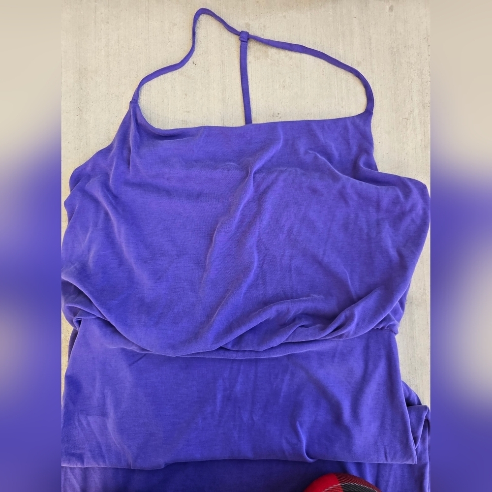 Metaphor Backless Purple Dress - Picture 6 of 12